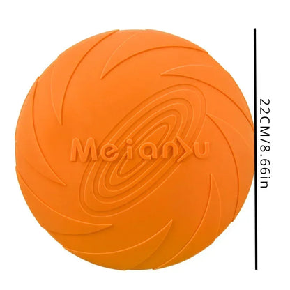 Multicolor Frisbeed Dog Toy  Fashion Pet Dog Silicone Game Flying Discs Trainning Interactive Toys Pet Supplies Flying Disc